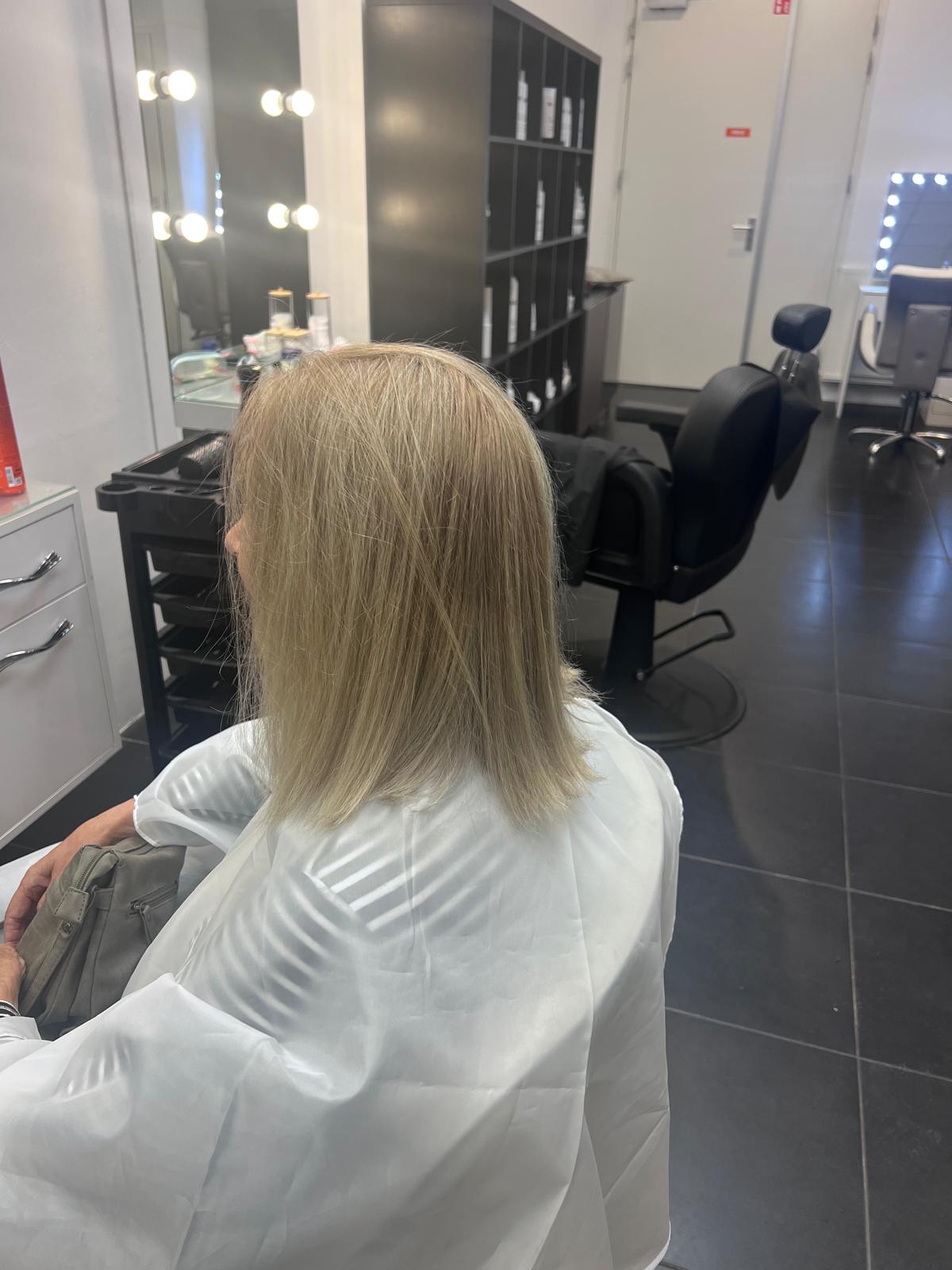 Blond Hair Back